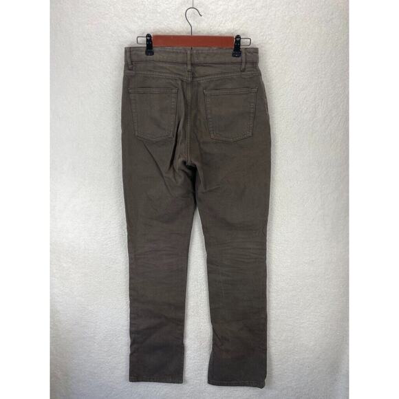 ZARA Straight Leg Jeans Women’s Size 6 Brown Dark Wash Denim Casual Pants - Picture 8 of 10